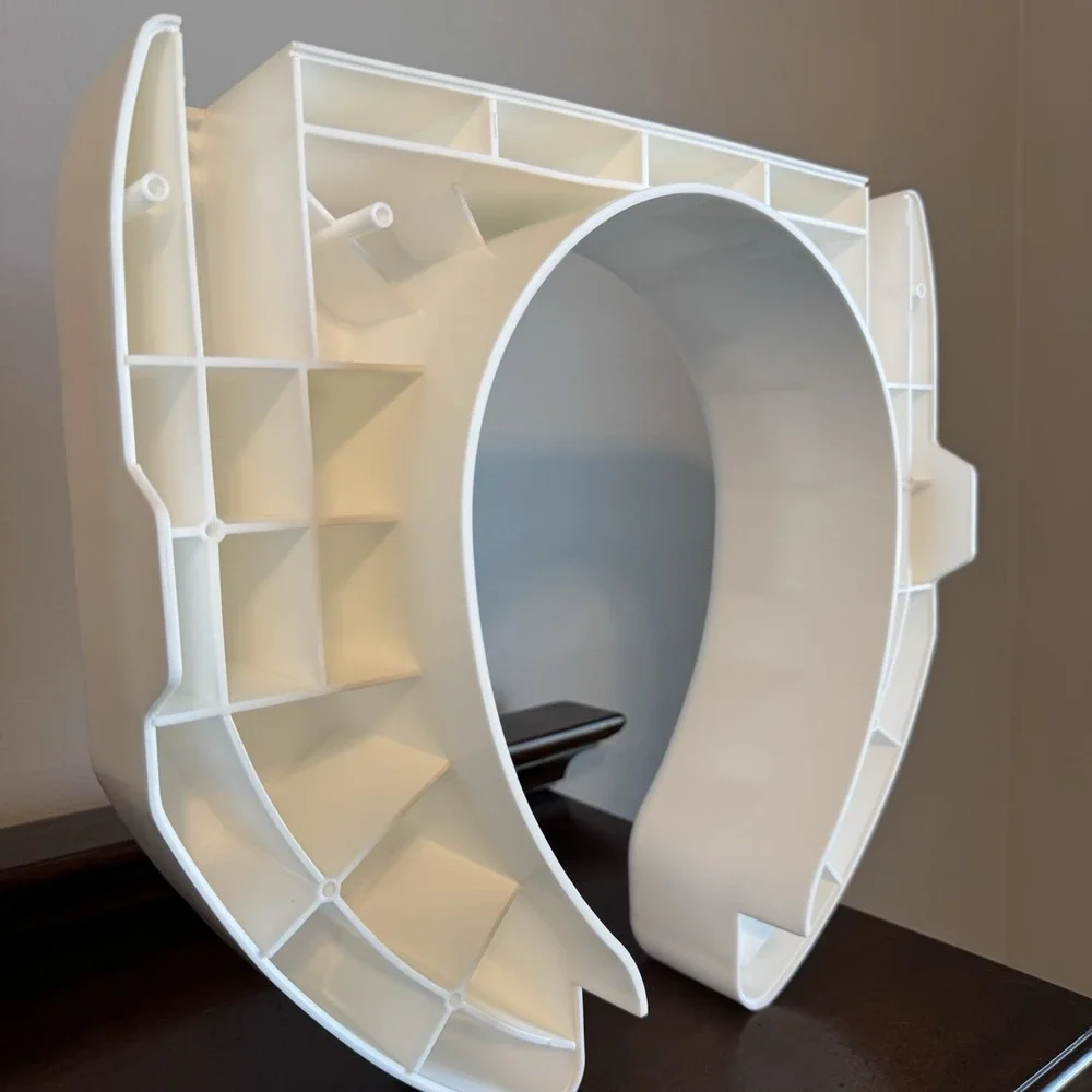 SP Ableware Basic Open-Front 3-Inch Elevated Toilet Seat - New (open box)